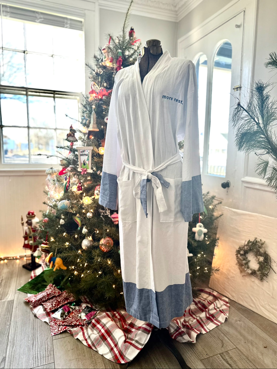 "More Rest" Turkish Cotton Robe